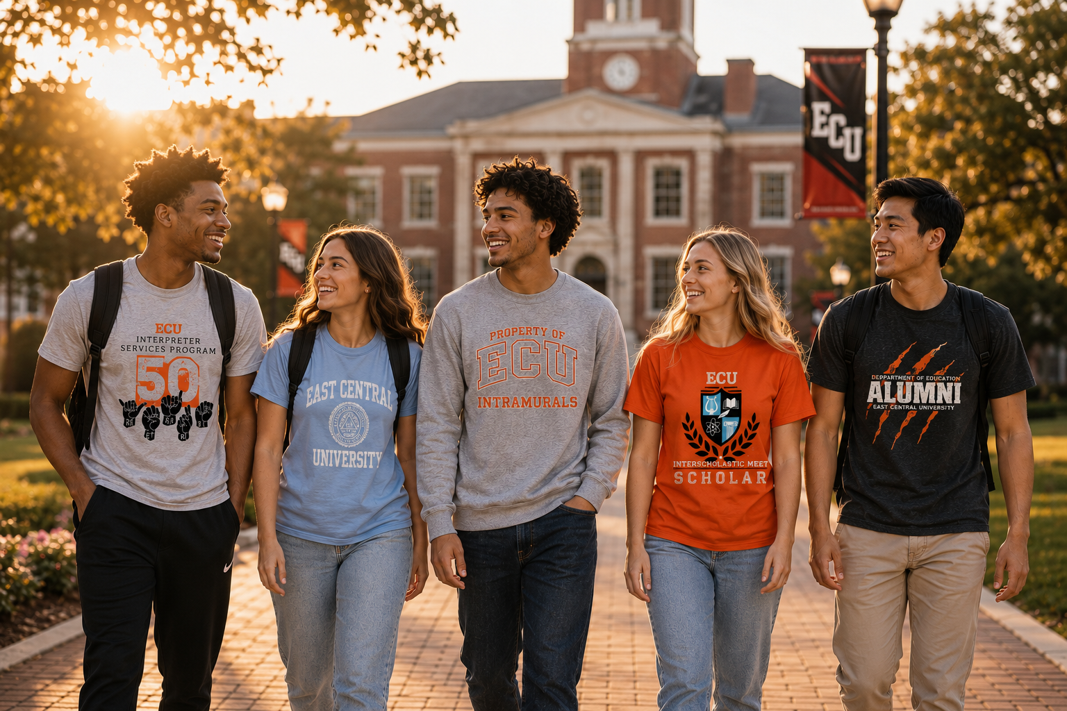 PROUDLY
PRINTING
FOR ECU.